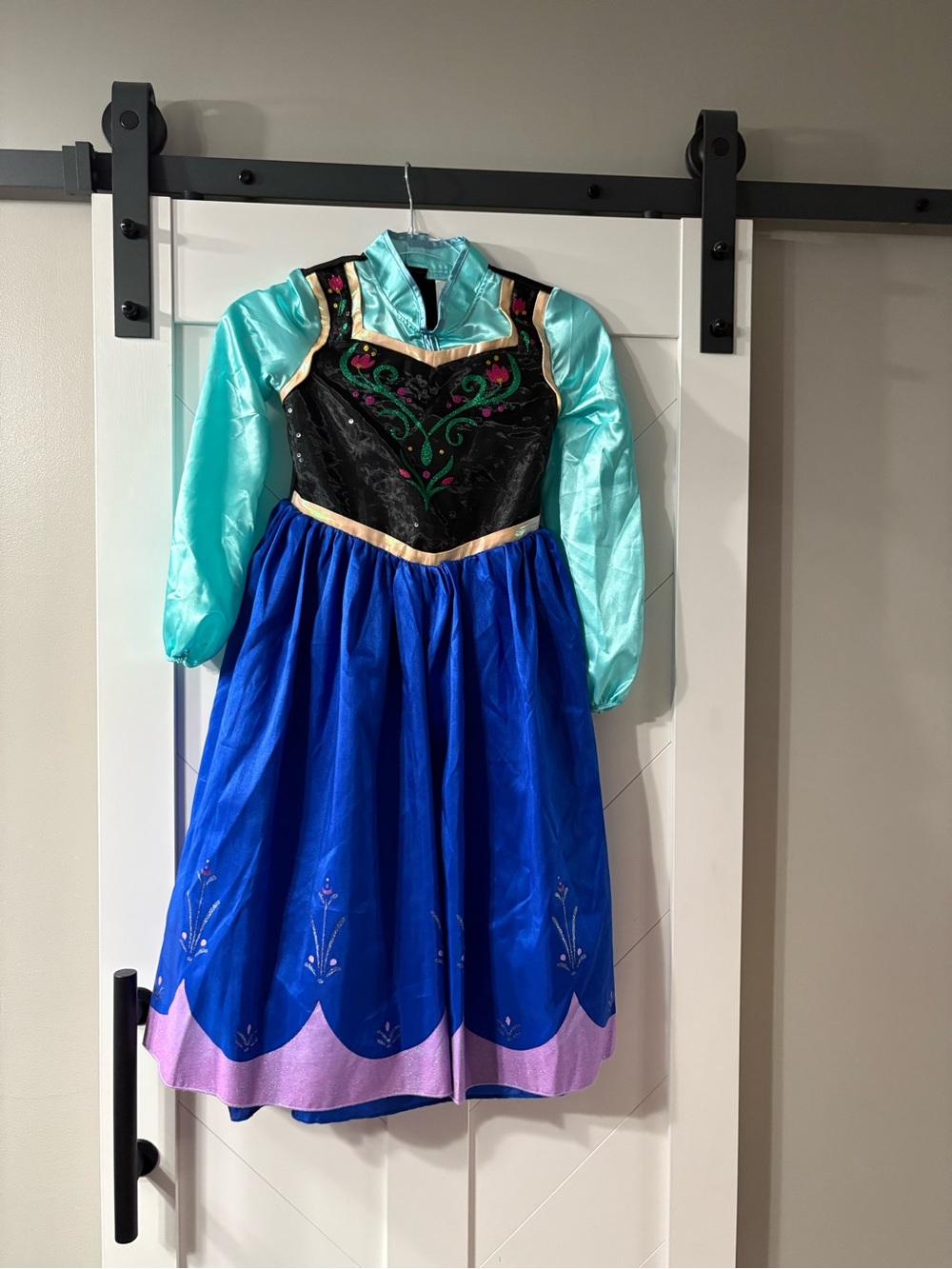 Like New Disney Store Frozen Anna Costume girls 7/8 - Picture 4 of 6
